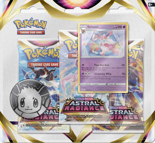 Pokemon TCG: Sword & Shield - Astral Radiance Three-Booster Blister