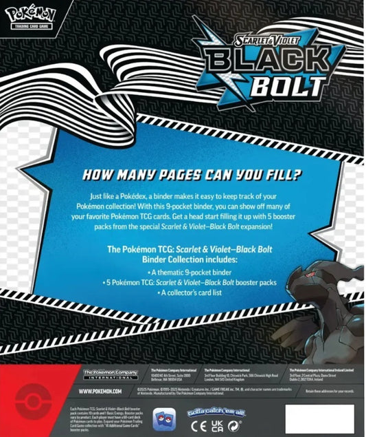 Pokémon TCG Scarlet & Violet—Black Bolt Binder
