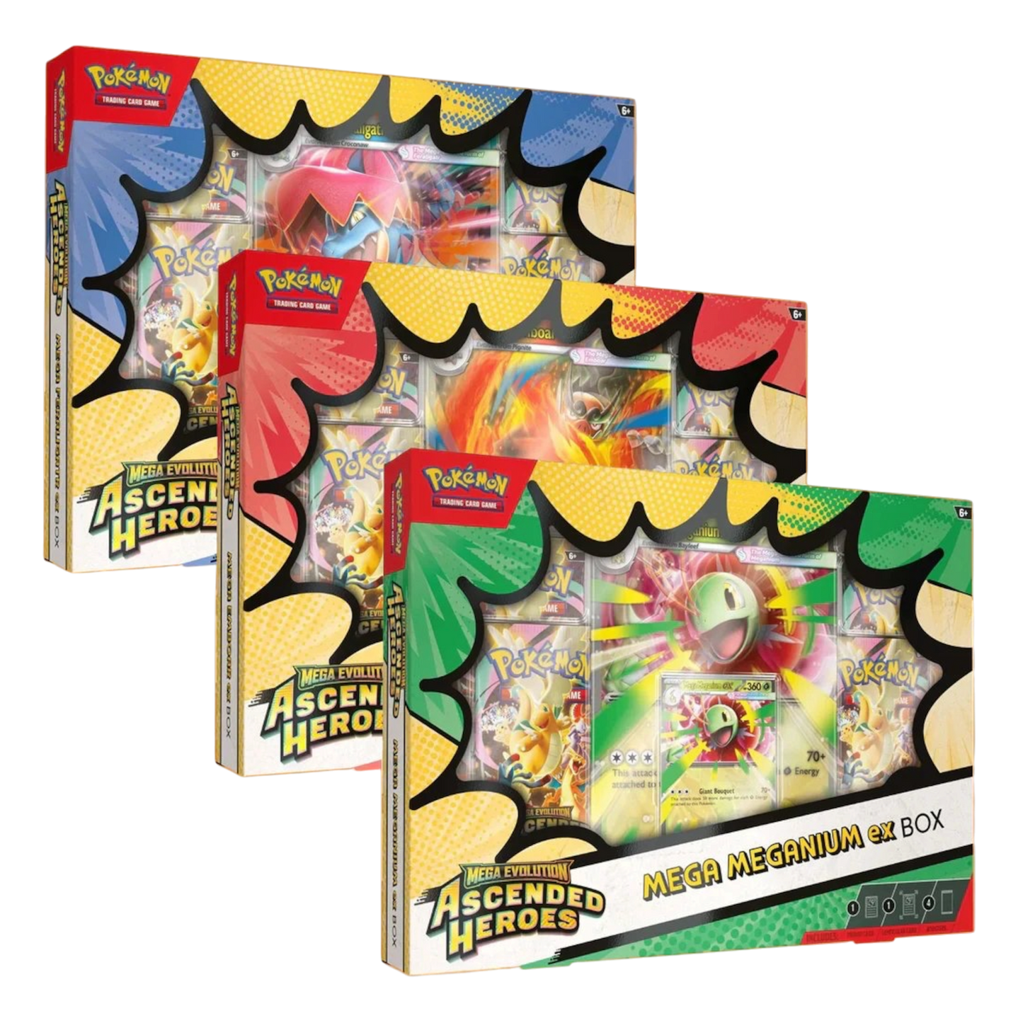 Pokemon TCG : Ascended Heroes Mega ex Box ( 1 Random Box )