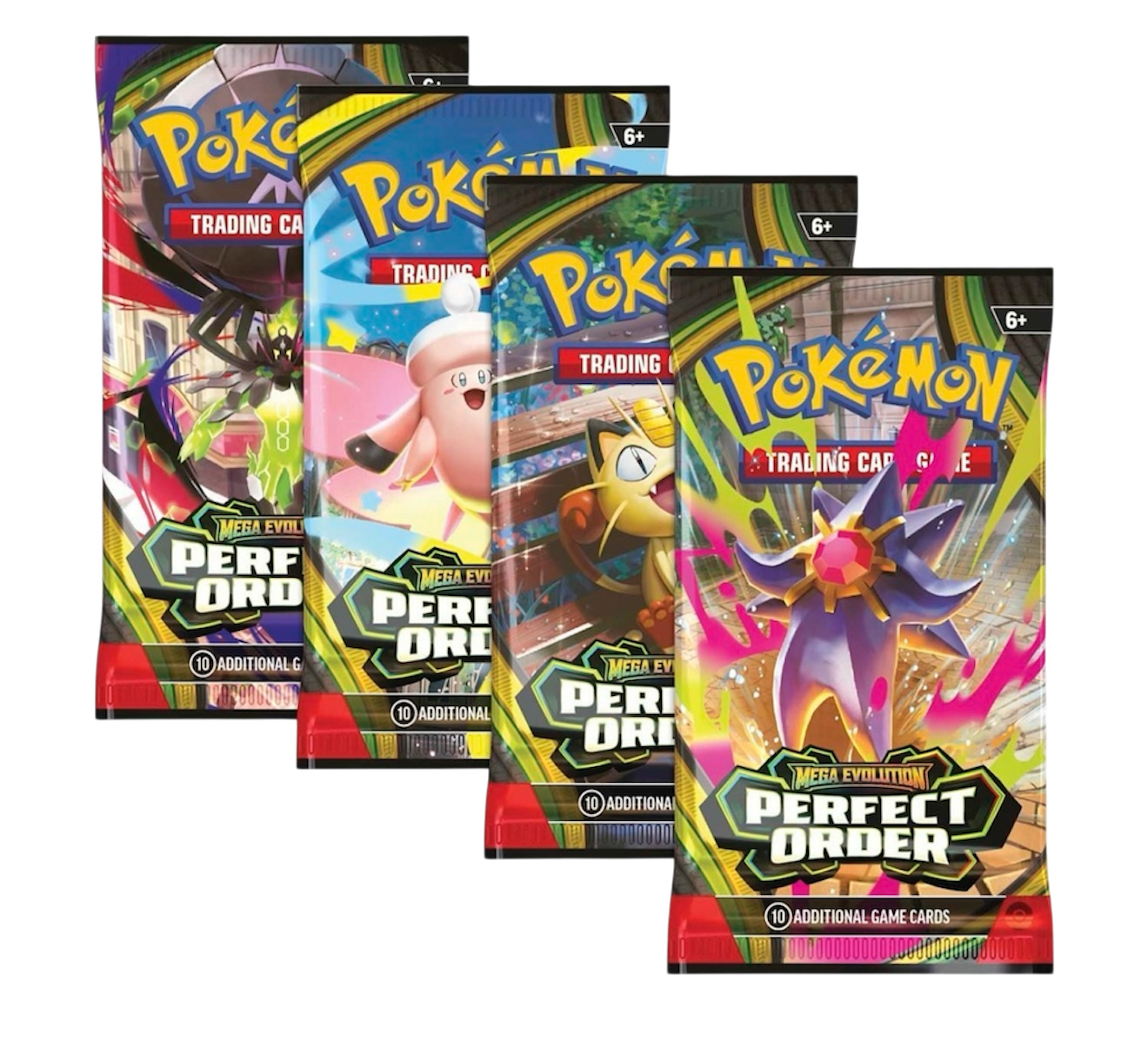 Pokemon TCG: Perfect Order Booster Packs (4 packs full art)