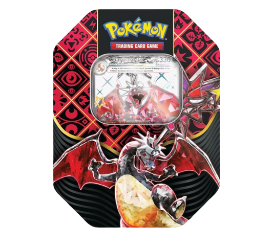 Scarlet & Violet-Paldean Fates Tin - Shiny Charizard ex