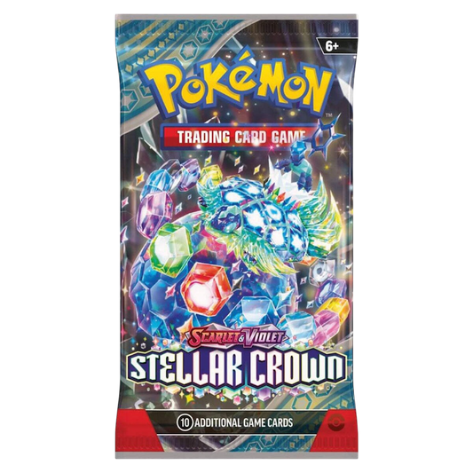 The Pokémon TCG: Scarlet & Violet -Stellar Crown Booster Pack ( 1 piece )