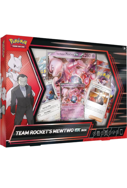 The Pokémon TCG: Team Rocket’s Mewtwo ex Box