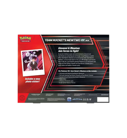 The Pokémon TCG: Team Rocket’s Mewtwo ex Box